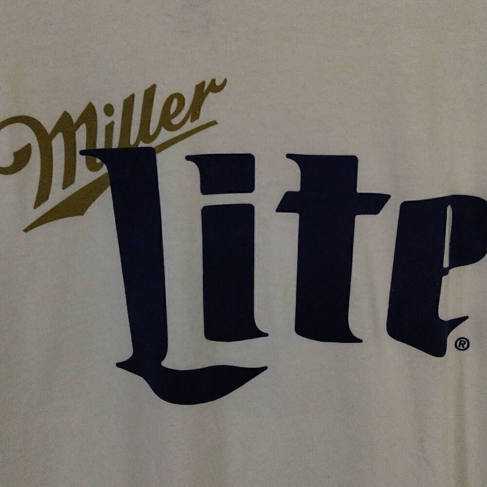 Miller Lite Tshirt, Large, Like New